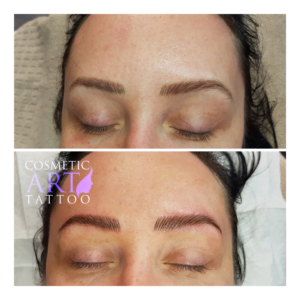 Feathering Brows